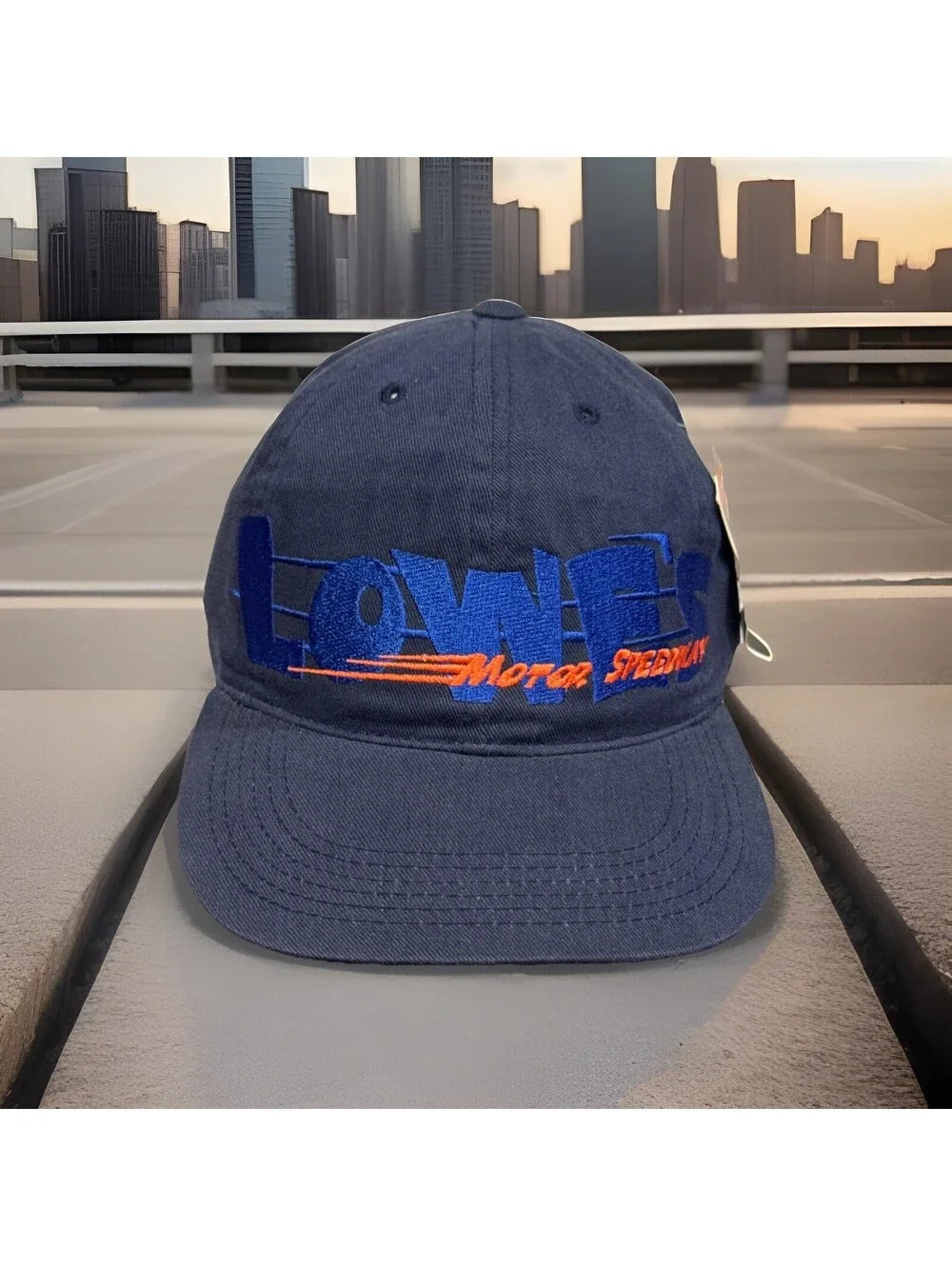 Lowe’s Motor Speedway BLOCK LETTERA NASCAR Youth Snapback Baseball Cap RARE